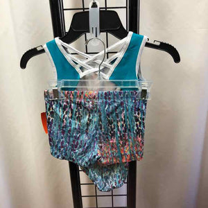 Future star Turquoise Tye Dye Child Size 6/6X Girl's Dancewear