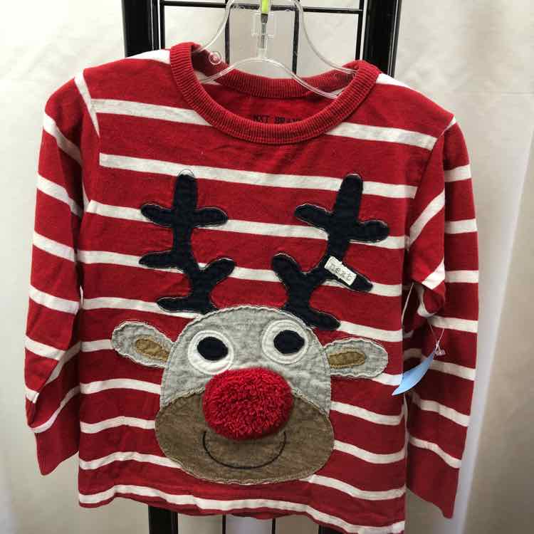 NEXT Red Christmas Child Size 2/3 Boy's Shirt