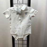 Ralph Lauren White Solid Child Size 6 m Boy's Shirt