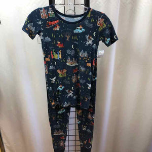 Little sleepies Navy Character Child Size 9/10 Boy's Pajamas