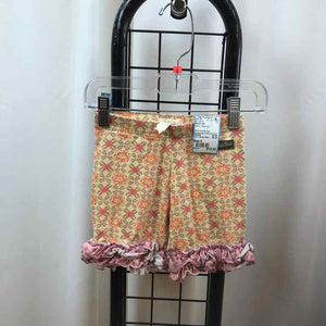 Matilda Jane Yellow Patterned Child Size 6 Girl's Shorts