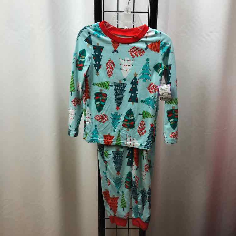 jammies for your family Baby Blue Christmas Child Size 4 Boy's Pajamas