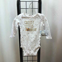 just one you White Dotted Child Size 6 m Girl's Shirt
