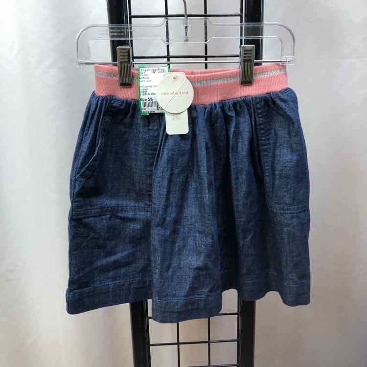 Gymboree Denim Solid Child Size 5/6 Girl's Skirt
