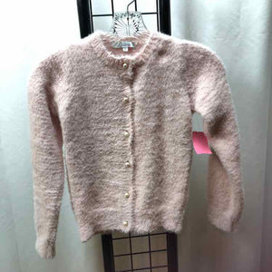 GO fashion Pink Solid Child Size 12 Girl's Sweater