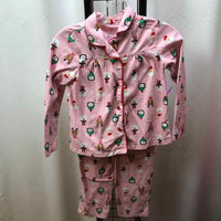 Carter's Pink Christmas Child Size 6 Girl's Pajamas