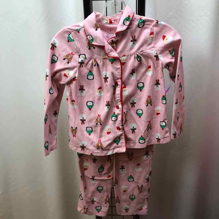 Carter's Pink Christmas Child Size 6 Girl's Pajamas