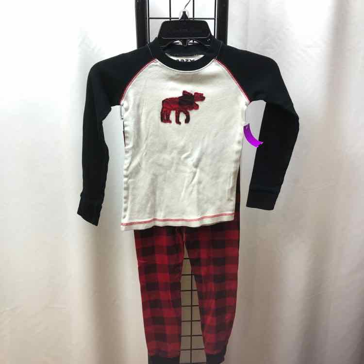 Lazy 1 White Patch Child Size 6 Girl's Pajamas