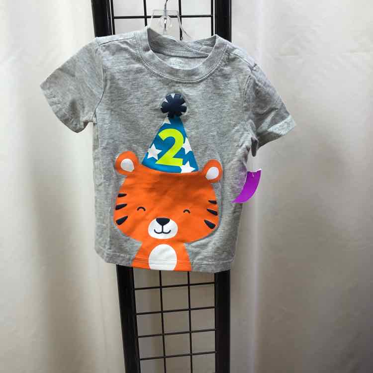 just one you Gray Graphic Child Size 2 Boy's Shirt