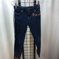 Matilda Jane Denim Embroidered Child Size 8 Girl's Jeans