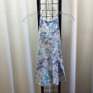 Ivivva Baby Blue Floral Child Size 7 Girl's Dress