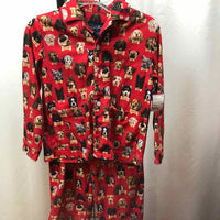 Nick & Nora Red dogs Child Size 6/7 Boy's Pajamas