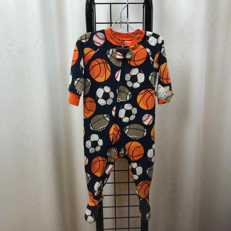 Carter's Navy Patterned Child Size 6 m Boy's Pajamas