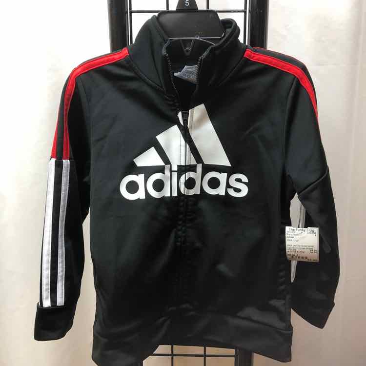 Adidas Black Logo Child Size 3 Boy's Sweatshirt