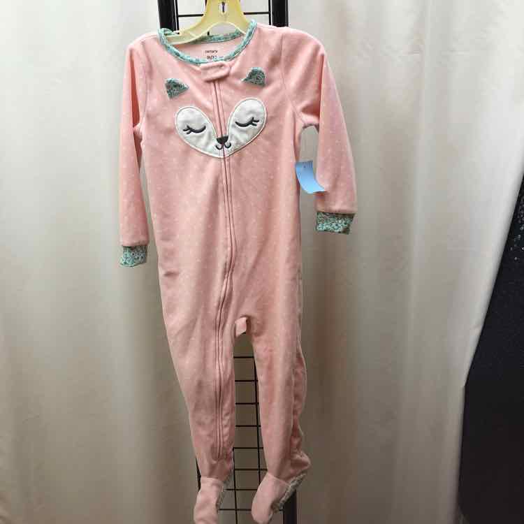 Carter's Pink Dotted Child Size 3 Girl's Pajamas
