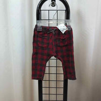 Zara Red Checkered Child Size 9-12 m Girl's Pants