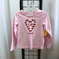 Wonder Kids Pink Christmas Child Size 4 Girl's Shirt