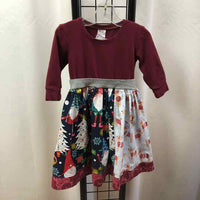 K. Pea Red Christmas Child Size 5 Girl's Dress
