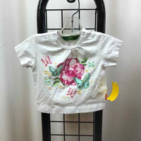 Oilily White Graphic Child Size 3 m Girl's Shirt