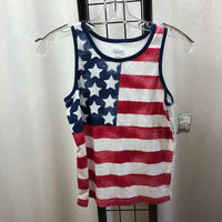 City Streets Red Stripe Child Size 10/12 Boy's Shirt
