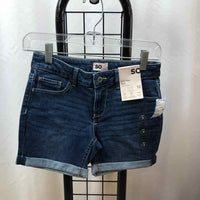 SO Denim Solid Child Size 10 Girl's Shorts