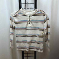 Cat & Jack White Stripe Child Size 6/7 Boy's Shirt