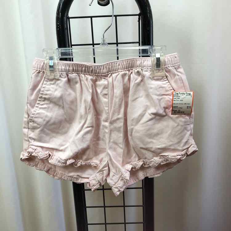 Crew Cuts Pale Pink Solid Child Size 10 Girl's Shorts
