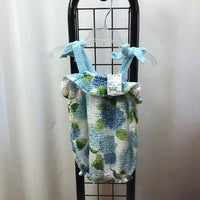 mudpie White Floral Child Size 12-18 m Girl's Romper