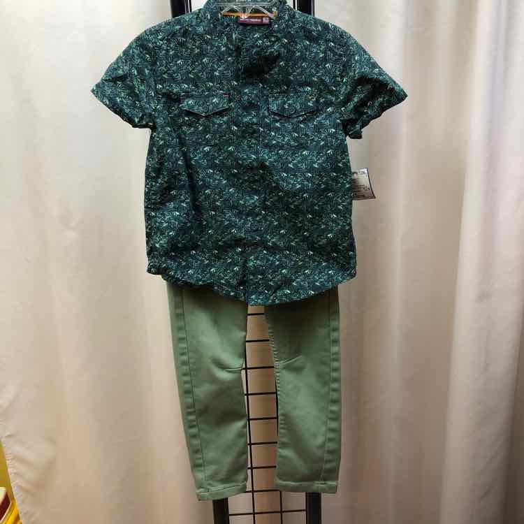 Sargent Major Green Floral Child Size 3 Boy's Outfit