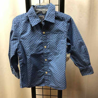 Carter's Blue Patterned Child Size 3 Boy's Shirt