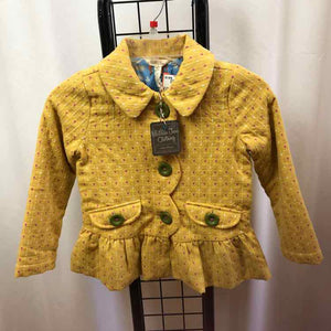 Matilda Jane Yellow Dotted Child Size 6 Girl's Jacket/Blazer