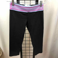 Ivivva Black Solid Child Size 12 Girl's Leggings