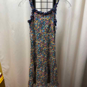 Speechless Navy Floral Child Size 7 Girl's Dress