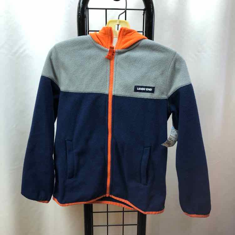 Land's End Gray Solid Child Size 6/7 Boy's Sweatshirt