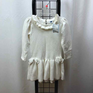 Janie and Jack White Solid Child Size 2 Girl's Dress