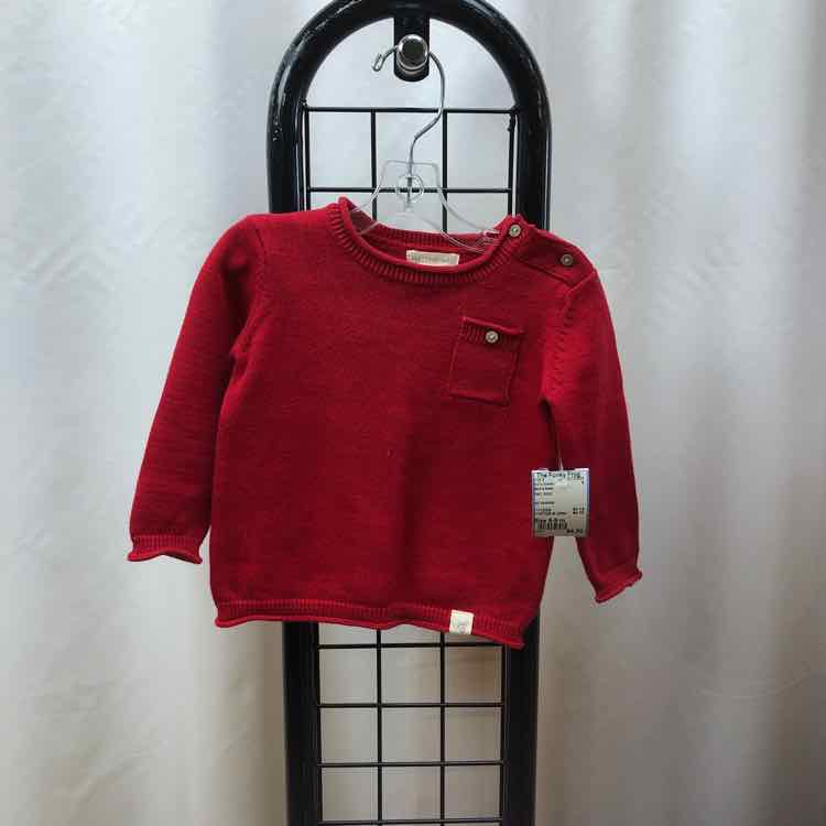 Burt's bees Red Solid Child Size 6-9 m Boy's Sweater