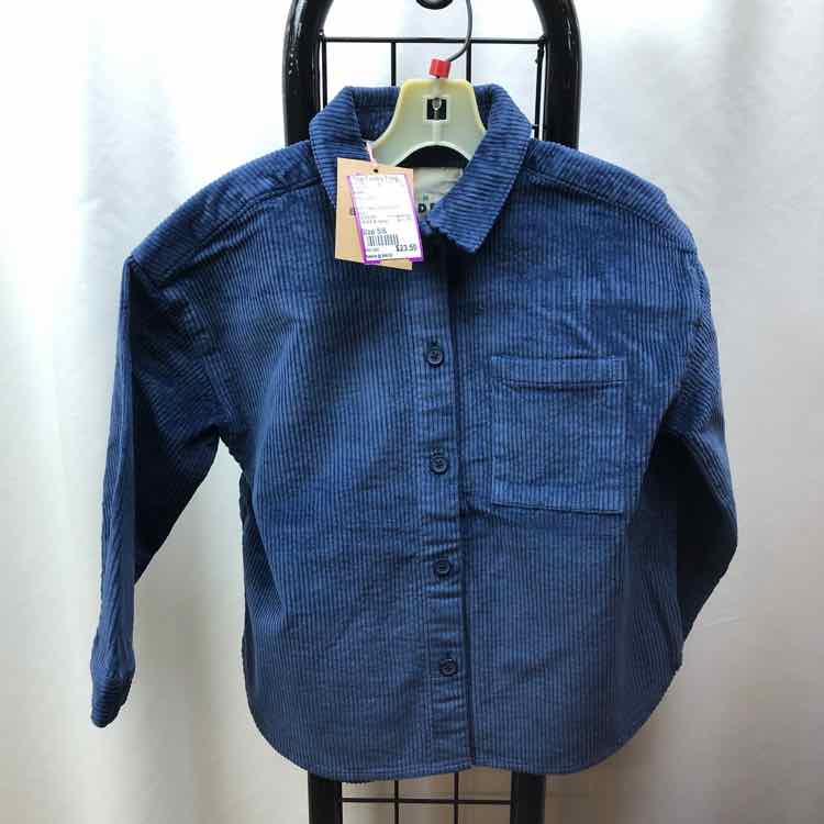 Boden Navy Solid Child Size 5/6 Boy's Shirt