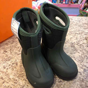 bogs Green Plaid Child Size 8 Boy's Shoes
