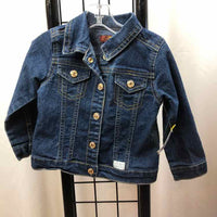 7 for all mankind Denim Solid Child Size 18 m Girl's Jacket/Blazer
