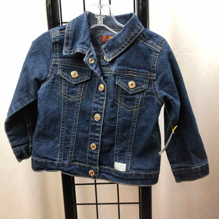 7 for all mankind Denim Solid Child Size 18 m Girl's Jacket/Blazer