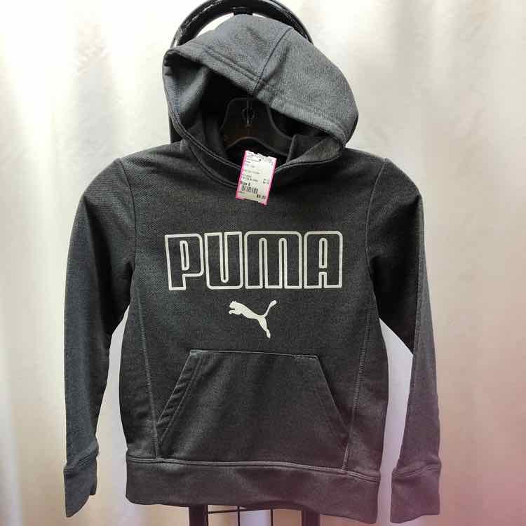 Puma Gray Logo Child Size 8 Boy's Sweatshirt