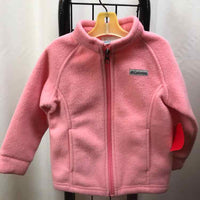 Columbia Pink Solid Child Size 18-24 m Girl's Sweatshirt