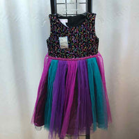 Bonnie Jean Black Sequin Child Size 4 Girl's Dress