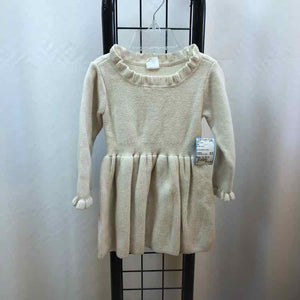 Gap White Solid Child Size 12-18 m Girl's Dress