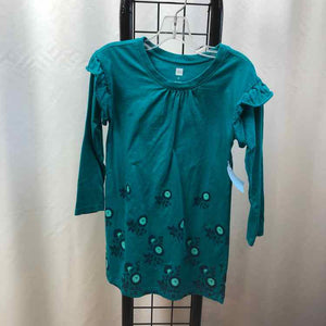 Tea Teal Floral Child Size 4 Girl's Dress