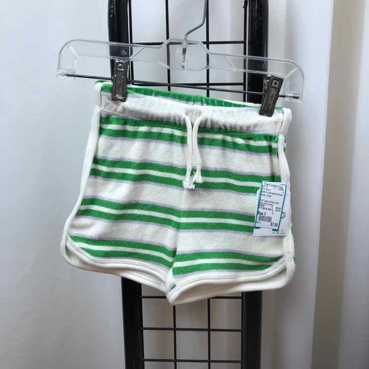 Little Co. by Lauren Conrad Green Stripe Child Size 3 Girl's Shorts