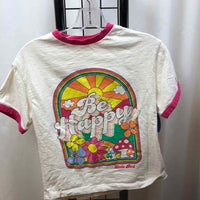 Little Bird White Graphic Child Size 5/6 Girl's Shirt