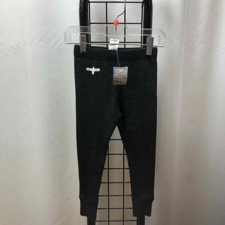 raven Black Solid Child Size 2 Girl's Leggings