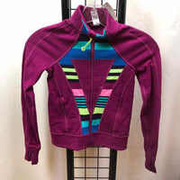 ivivia Purple Stripe Child Size 6 Girl's Sweatshirt