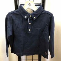 Janie and Jack Navy Solid Child Size 2 Boy's Shirt